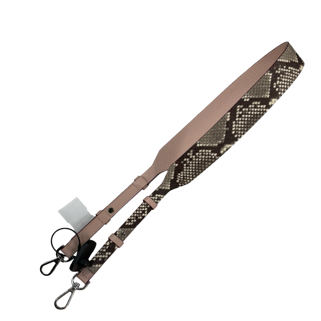 Accessory Designer Tag By Michael Kors In Snakeskin Print