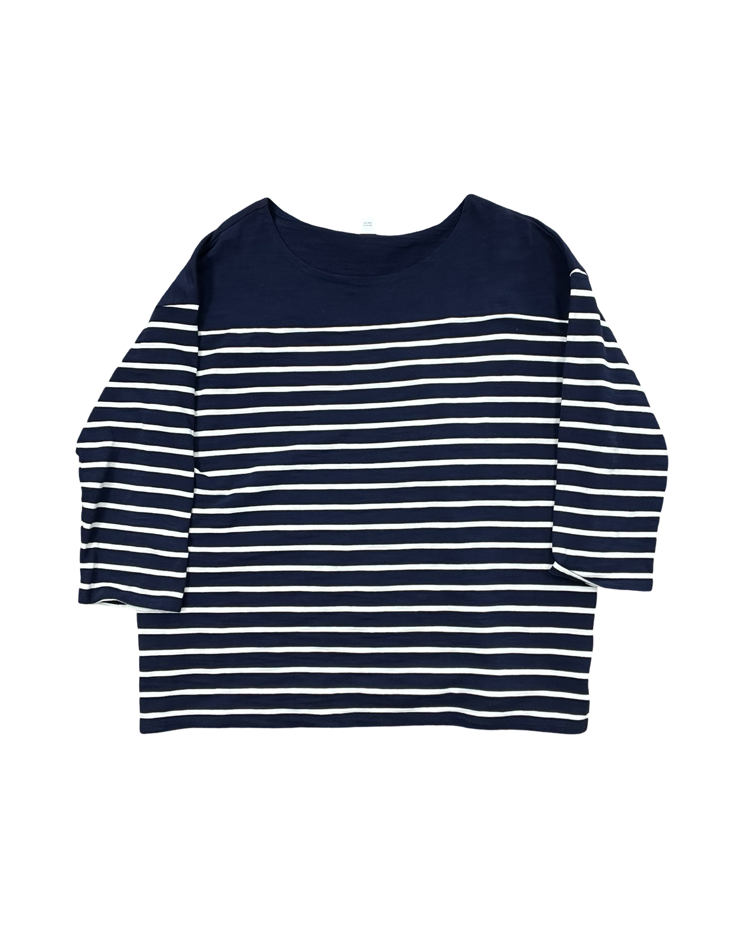 Top 3/4 Sleeve By Old Navy In Blue & White, Size:Xl