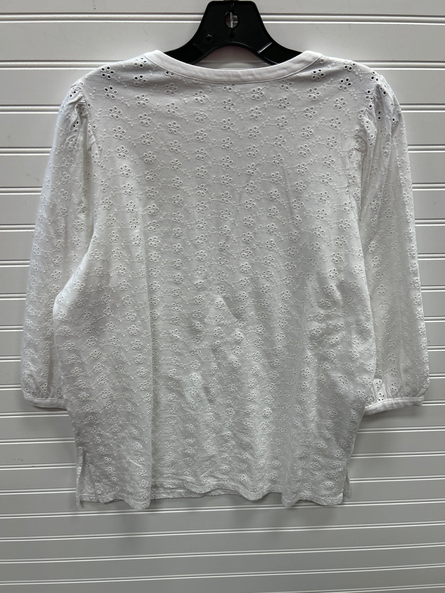 Top Ls By J. Jill In White, Size:Mp