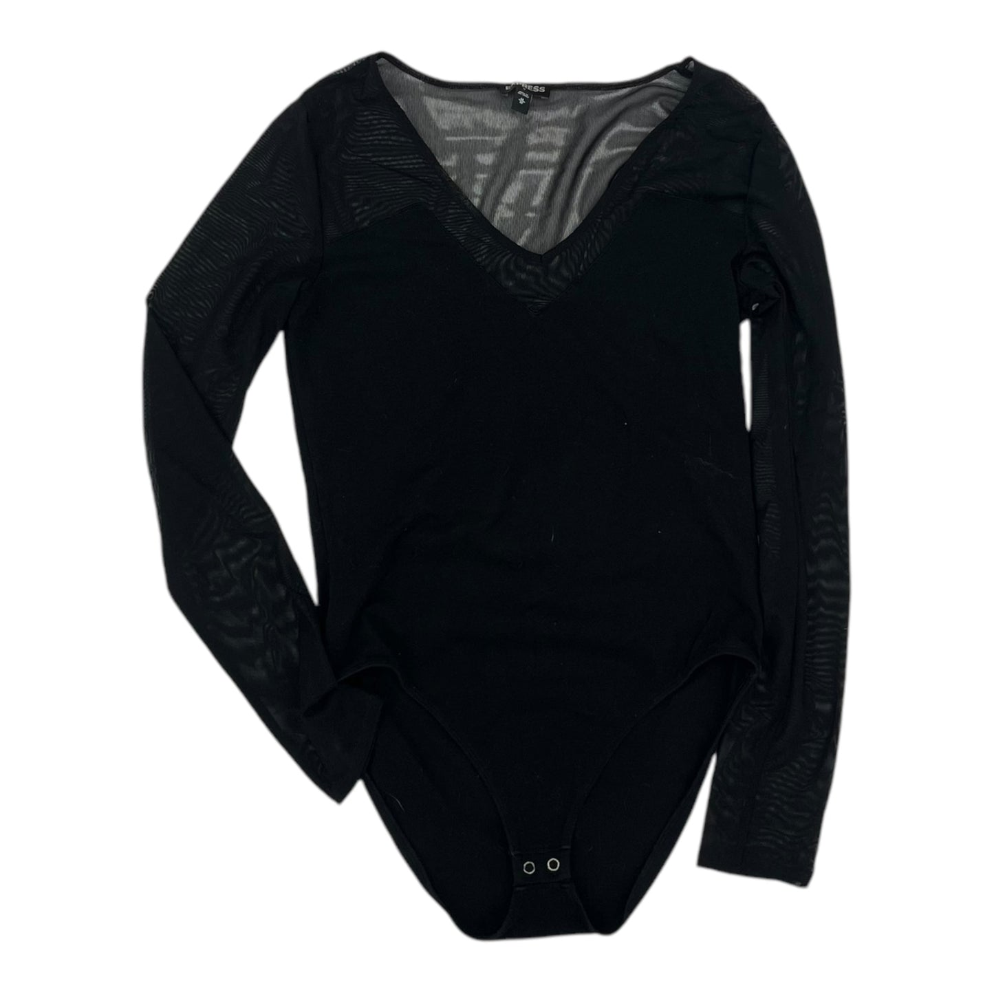Bodysuit By Express In Black, Size:M
