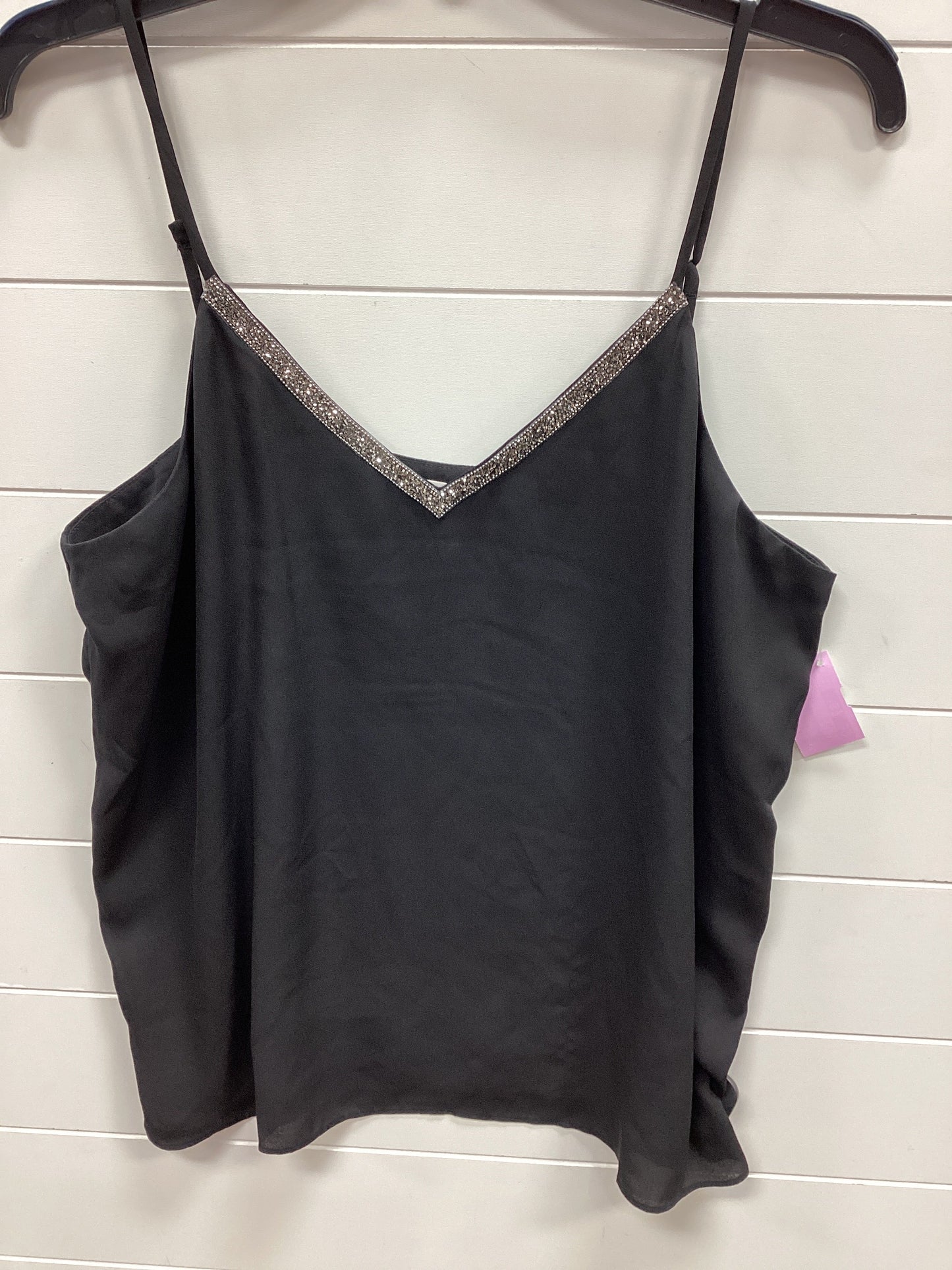 Top Sleeveless By Maurices In Black, Size:L