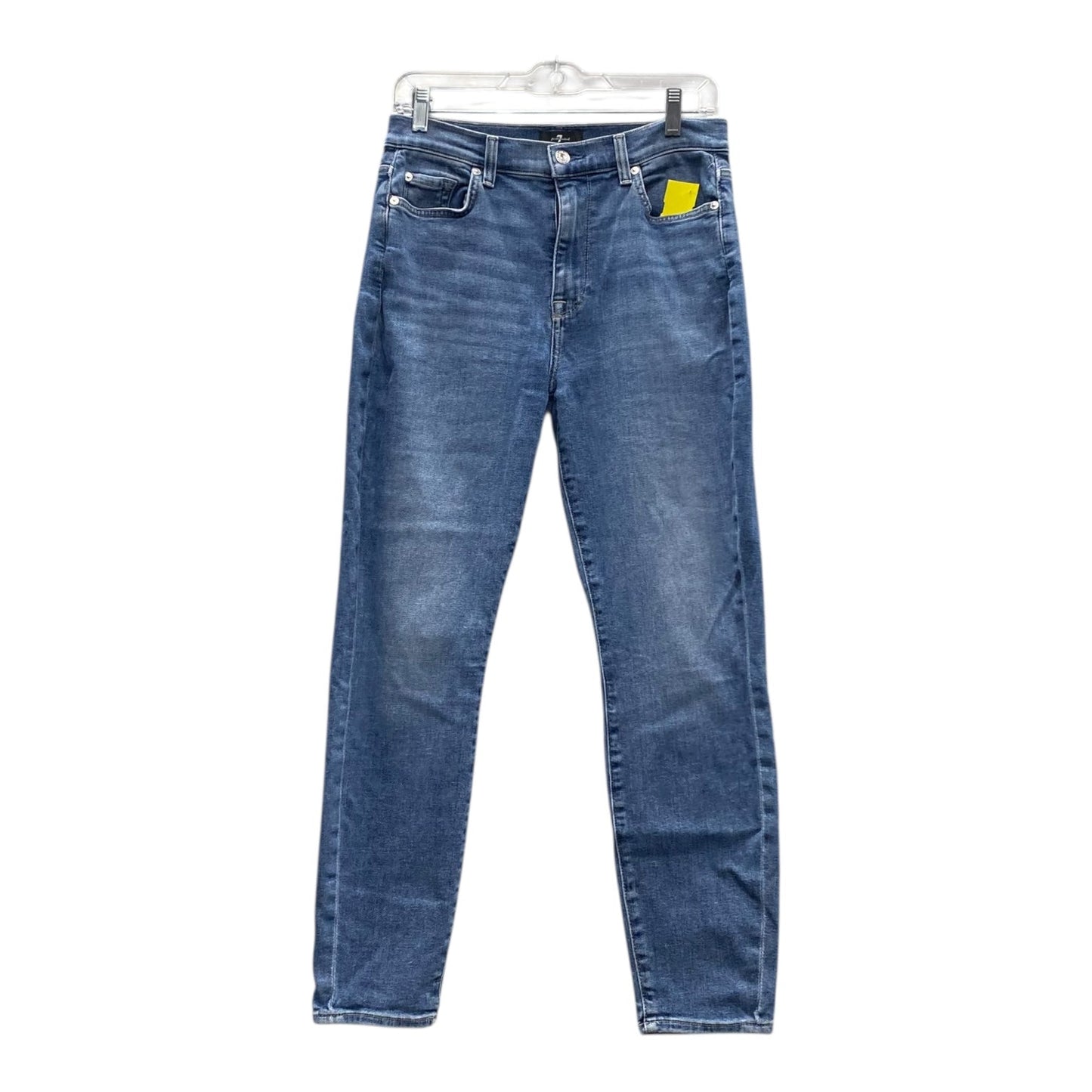 Jeans Skinny By 7 For All Mankind In Blue, Size:8