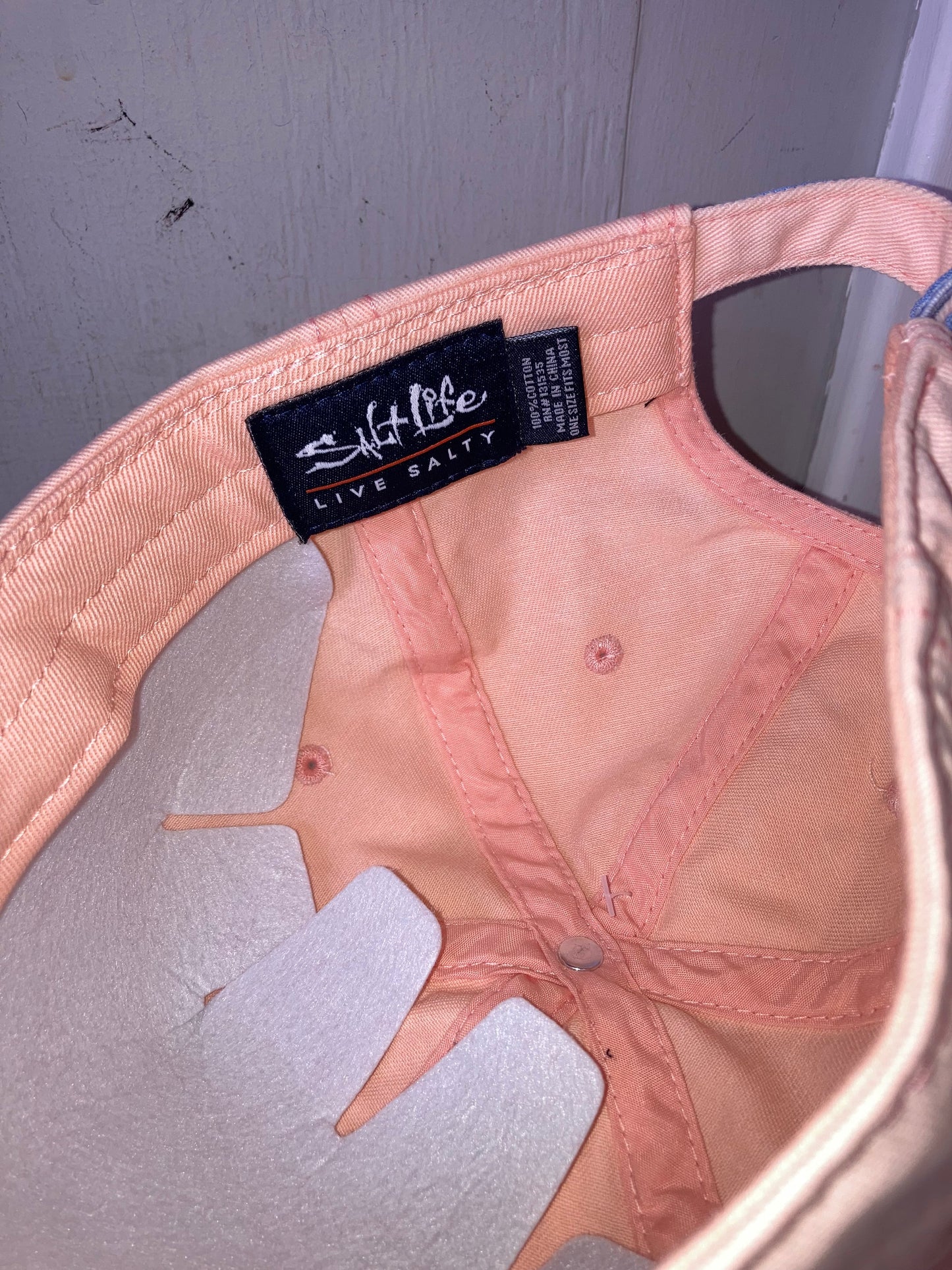 Hat Baseball Cap By Salt Life In Pink