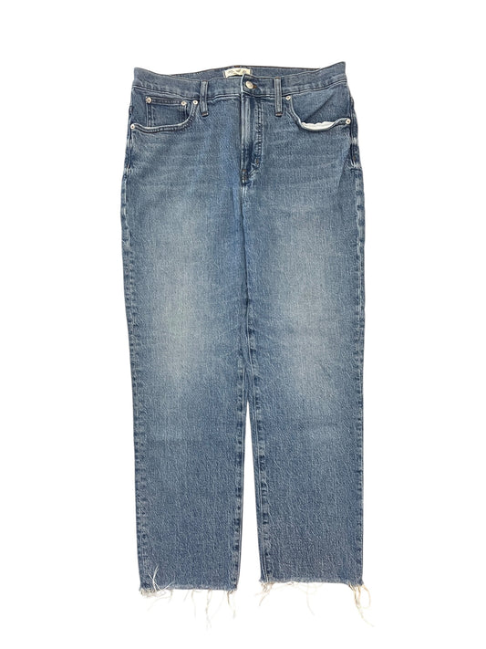 Jeans Straight By Madewell In Blue Denim, Size:12
