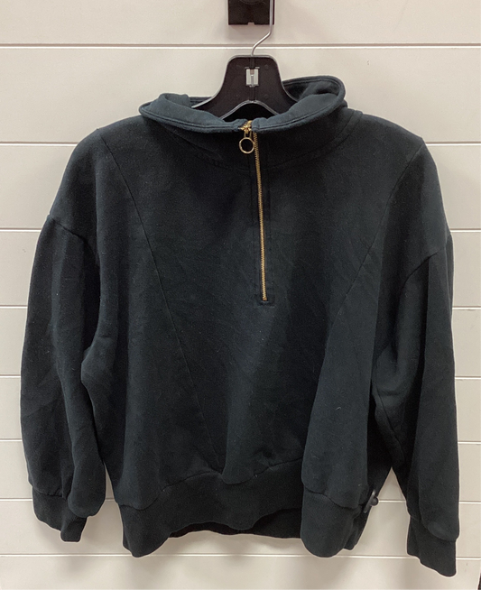 Athletic Sweatshirt Collar By A New Day In Black, Size:1X