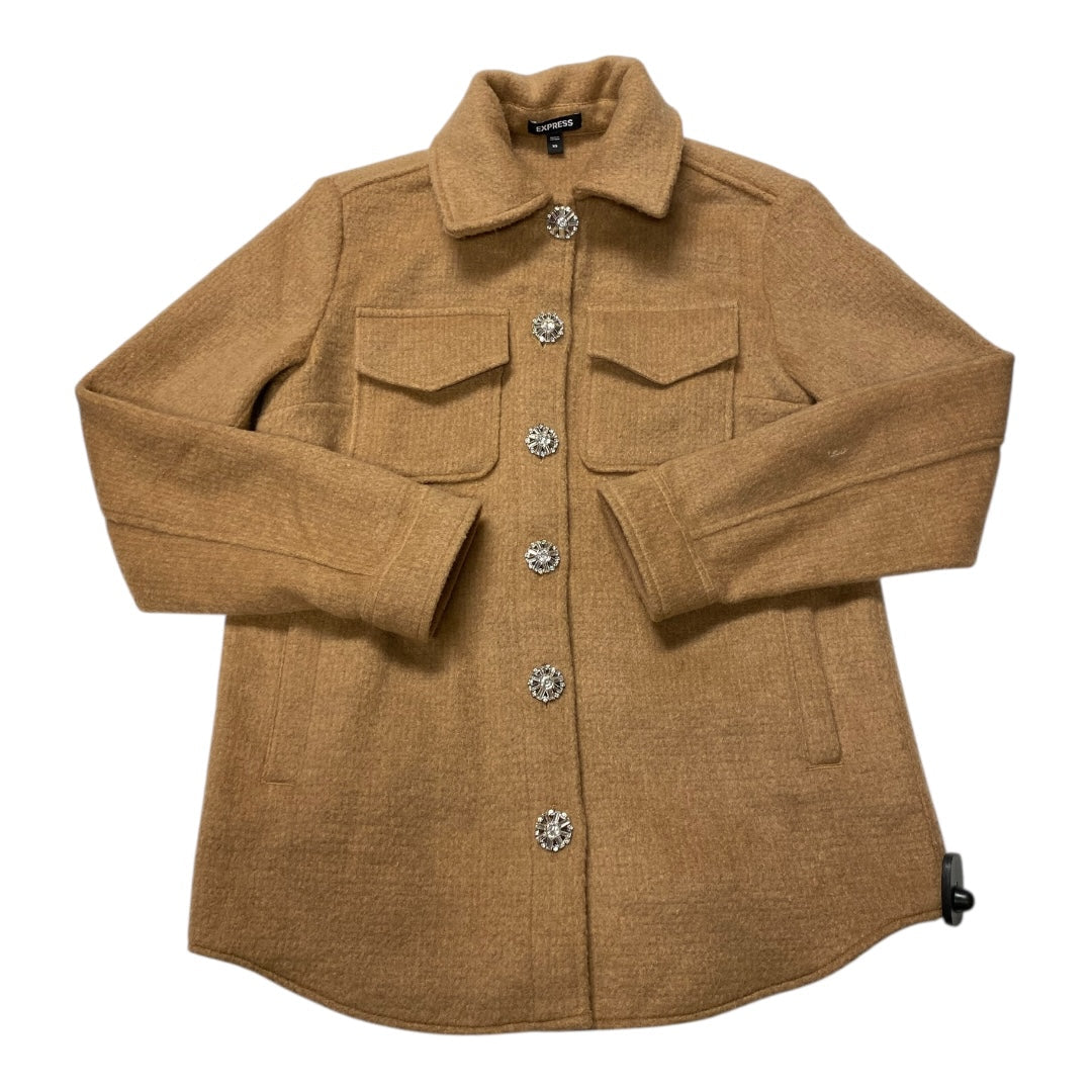 Coat Other By Express In Brown, Size:Xs