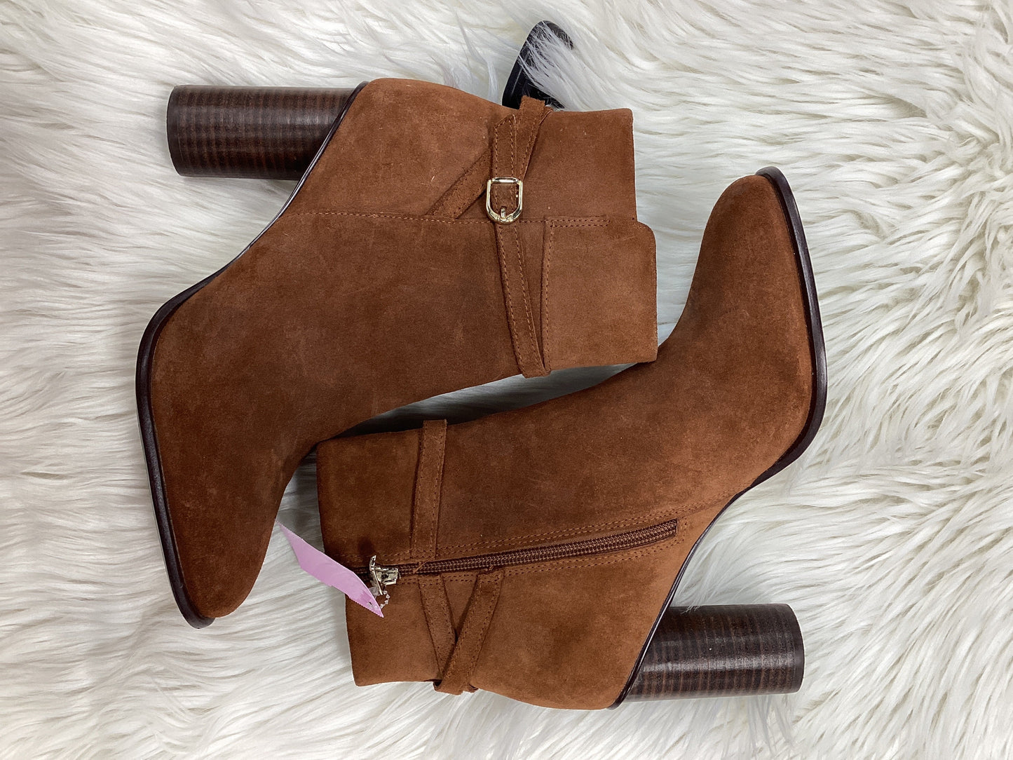 Boots Ankle Heels By Draper James In Brown, Size:8.5