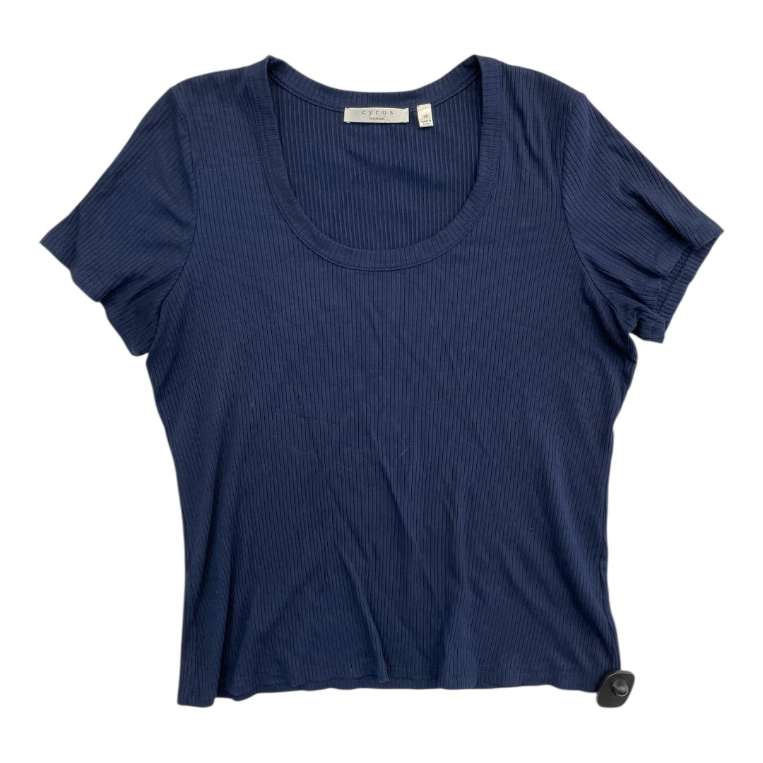 Top Ss By Cyrus In Navy, Size:1X
