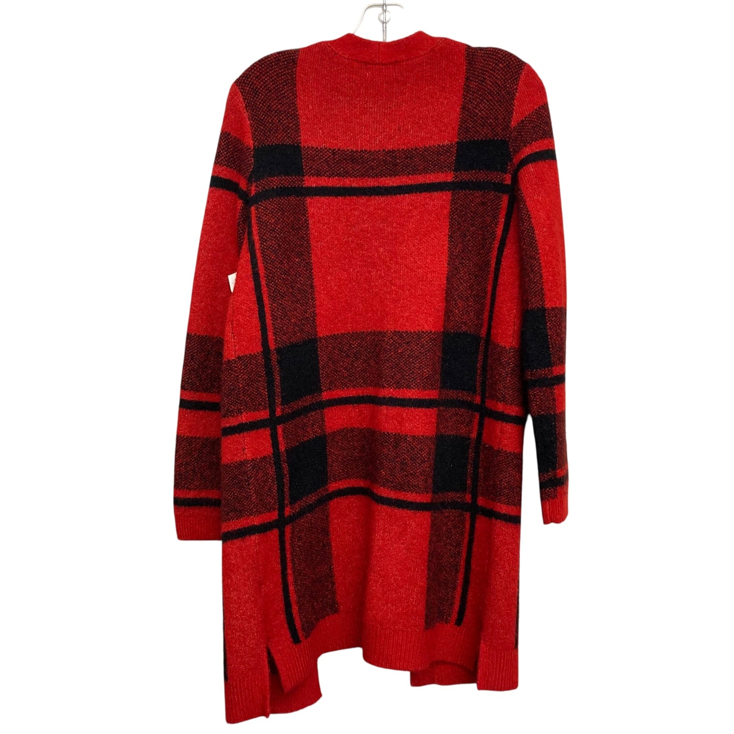 Sweater Cardigan By Old Navy In Plaid Pattern, Size:S