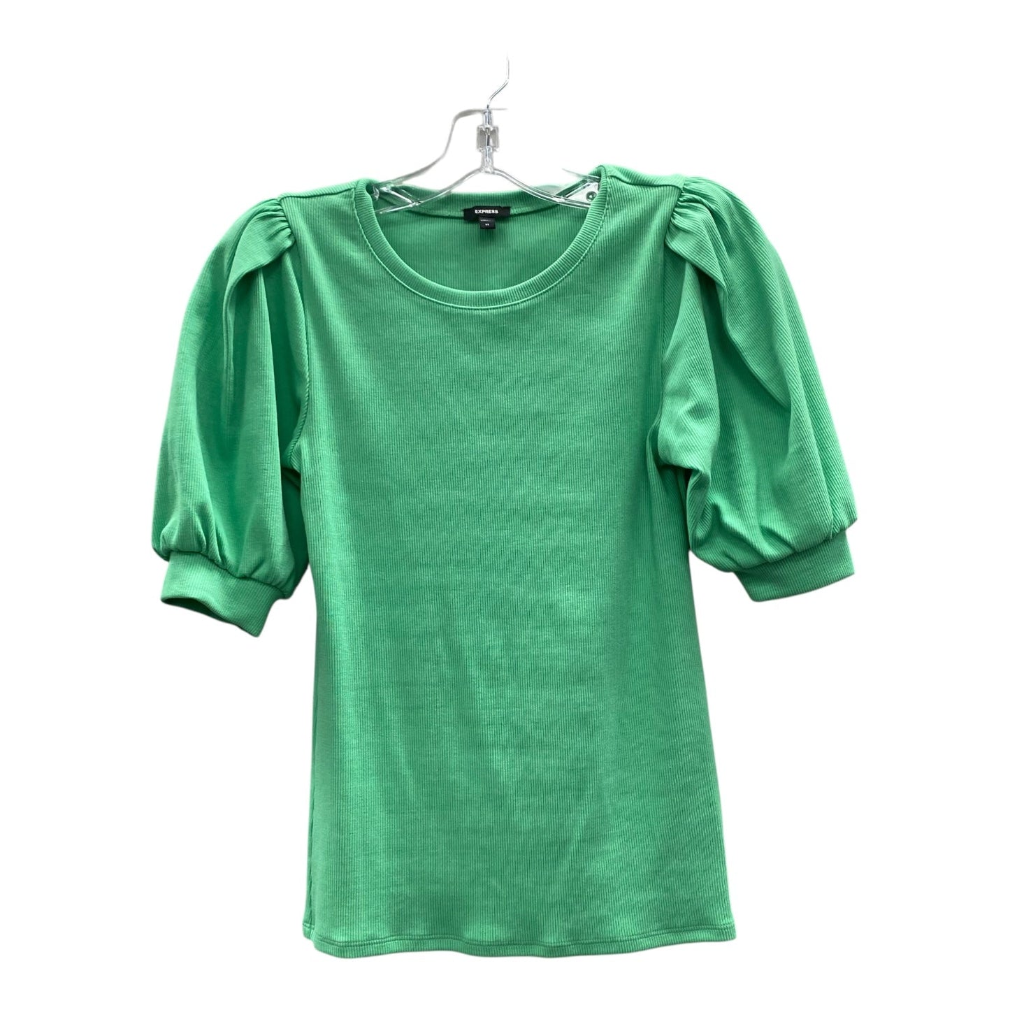 Top Ss By Express In Green, Size:Xs