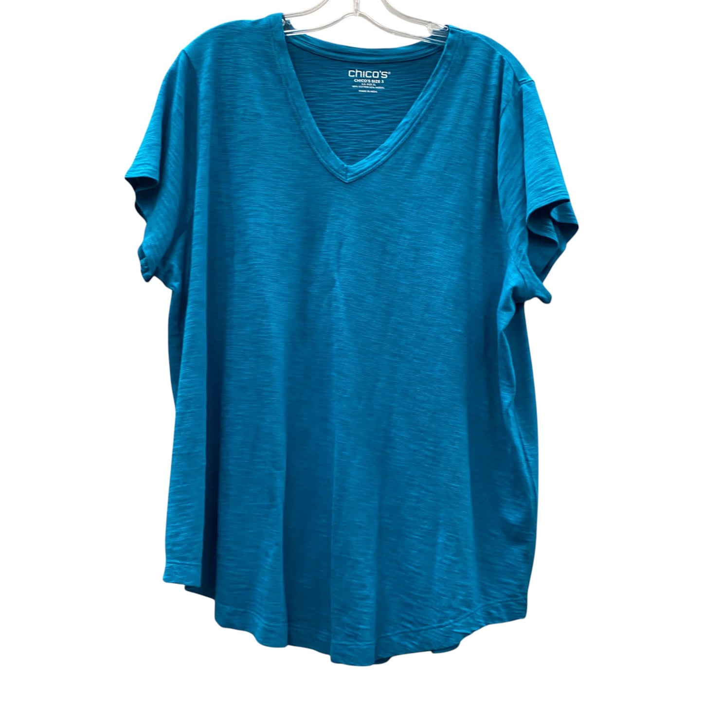 Top Ss By Chicos In Blue, Size:Xl