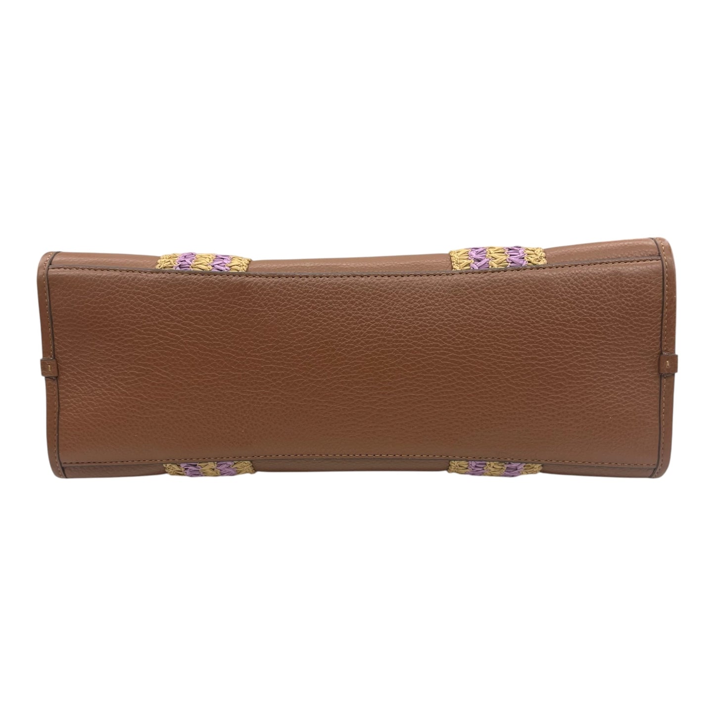 Handbag Designer By Coach In Brown & Purple, Size:Medium