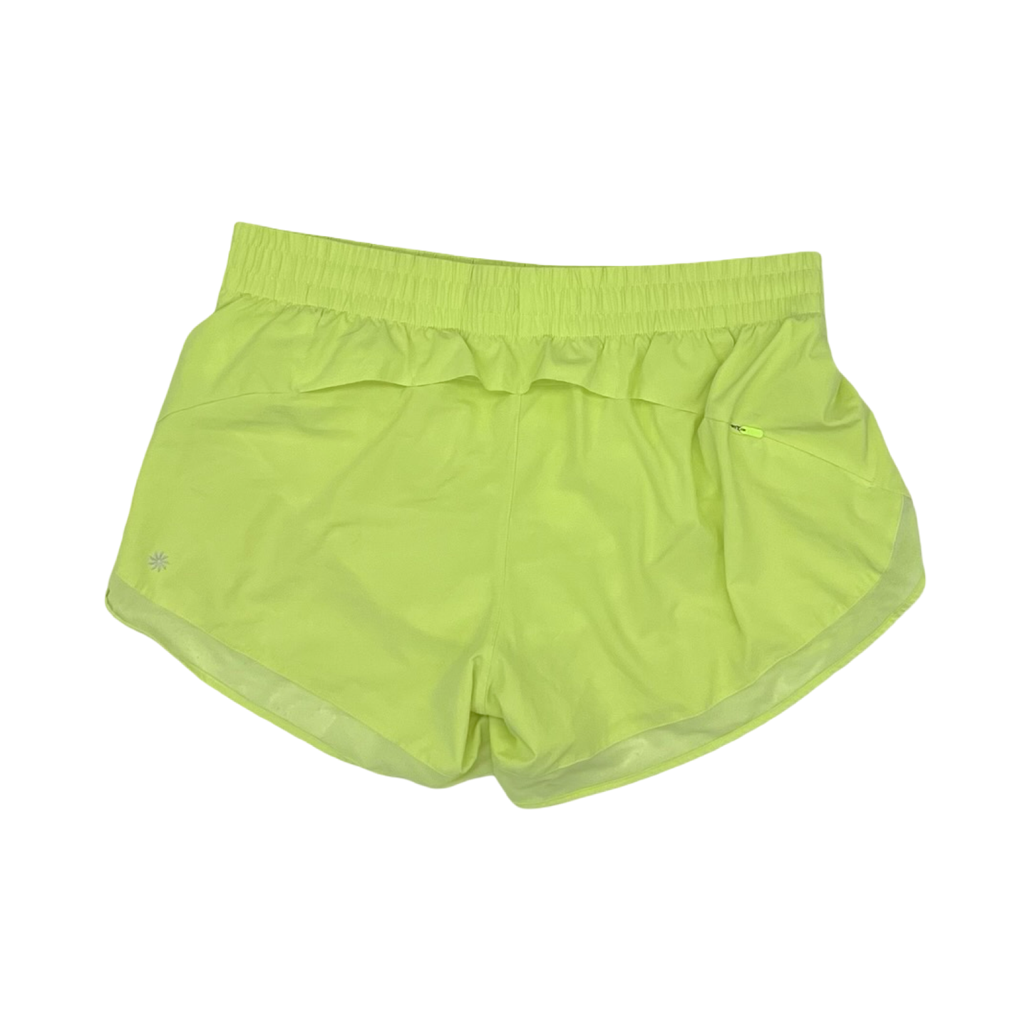 Athletic Shorts By Athleta In Yellow, Size:L