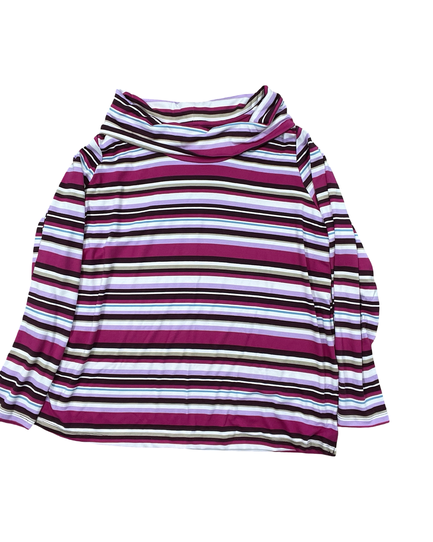 Top Ls By Clothes Mentor In Pink & White, Size:2X