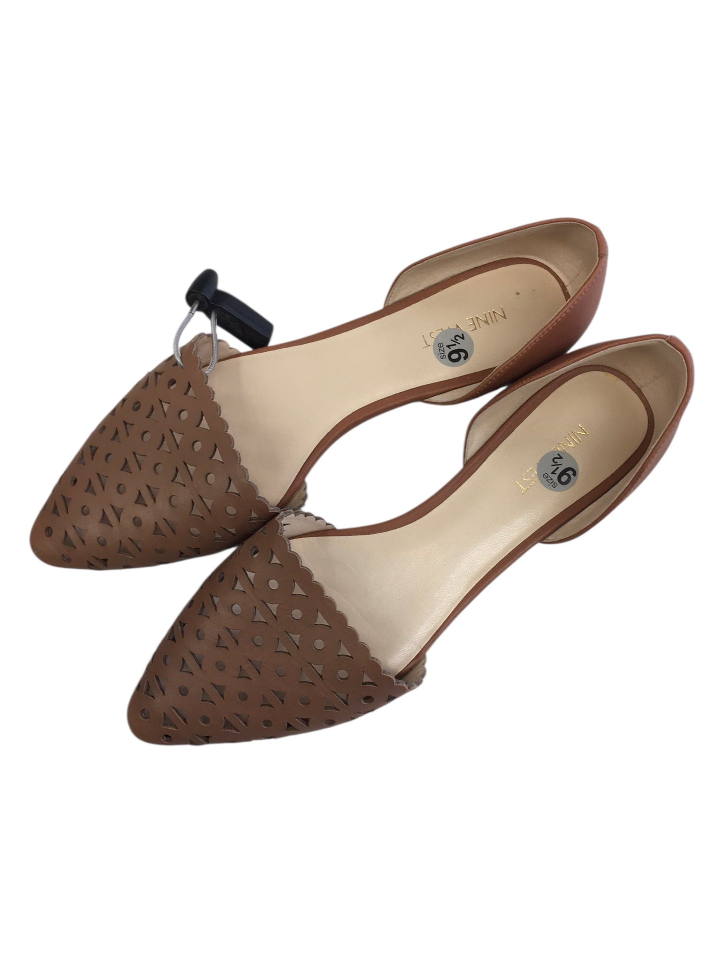 Shoes Flats By Nine West In Brown, Size:9.5