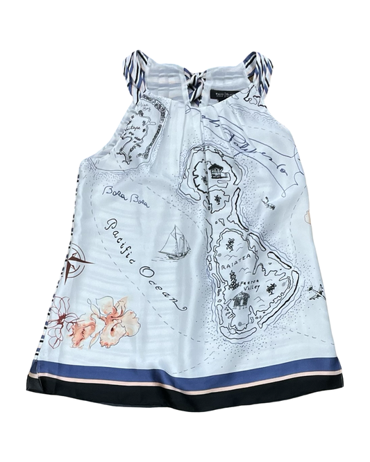 Top Sleeveless By White House Black Market In White, Size:Xs