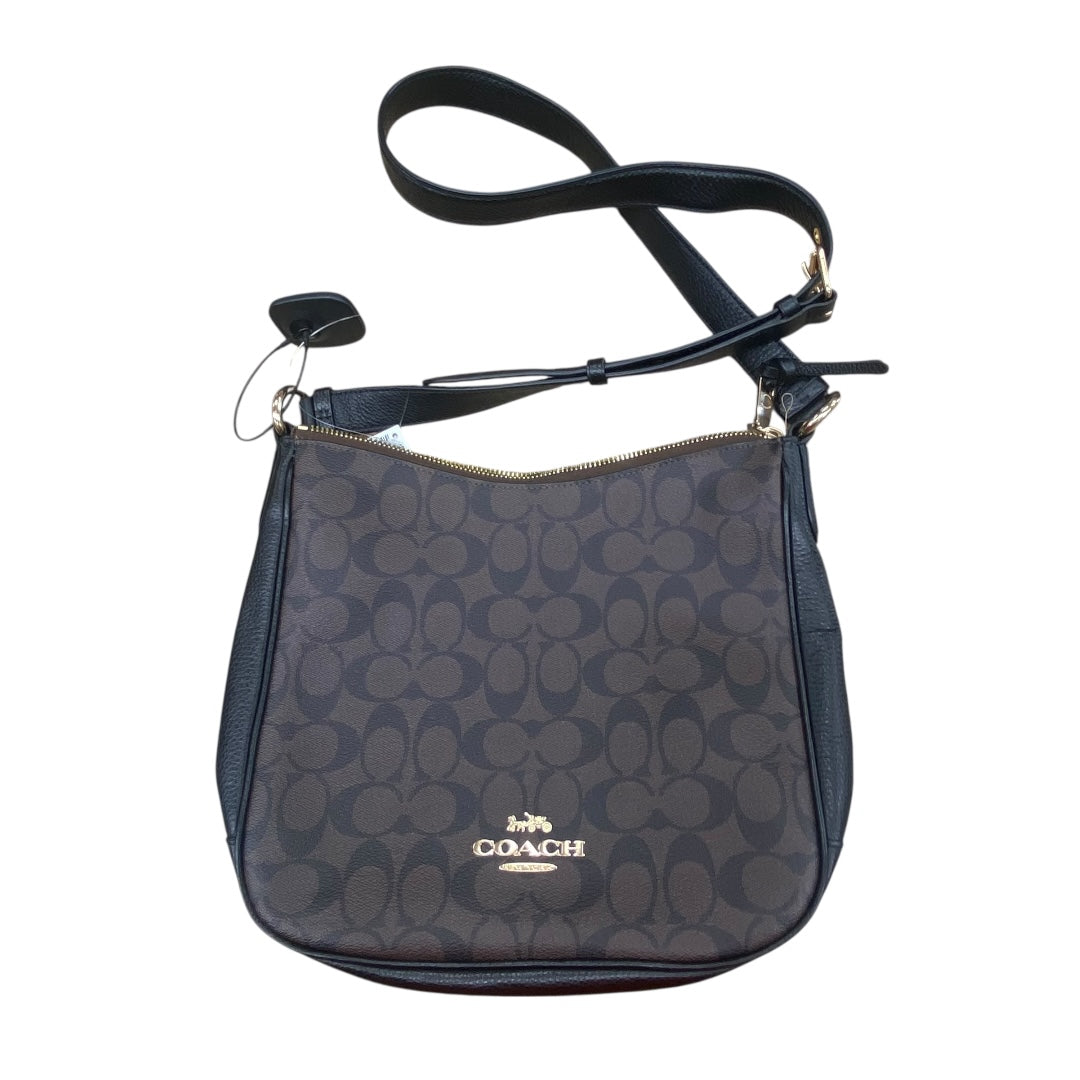 Handbag Designer By Coach In Black & Brown, Size:Medium