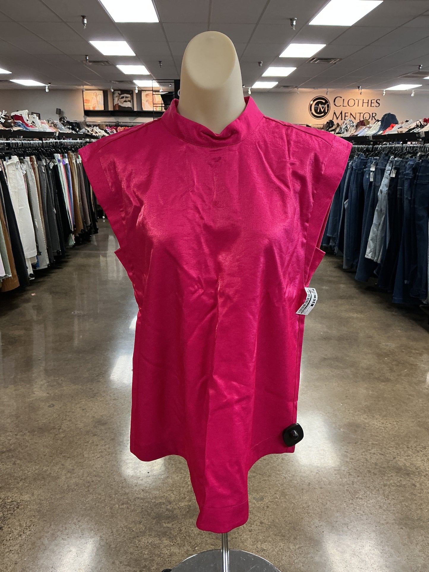 Top Sleeveless By Crosby In Pink, Size:S