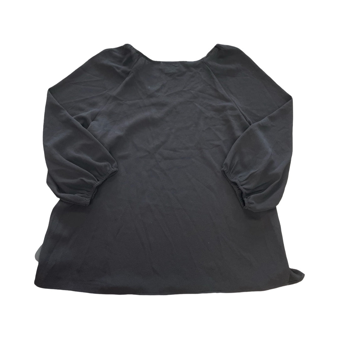 Top 3/4 Sleeve By Cece In Black, Size:M