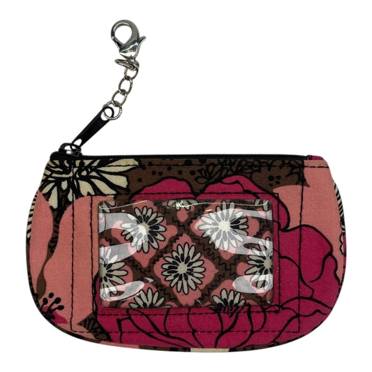 Coin Purse By Vera Bradley In Brown & Pink, Size:Small