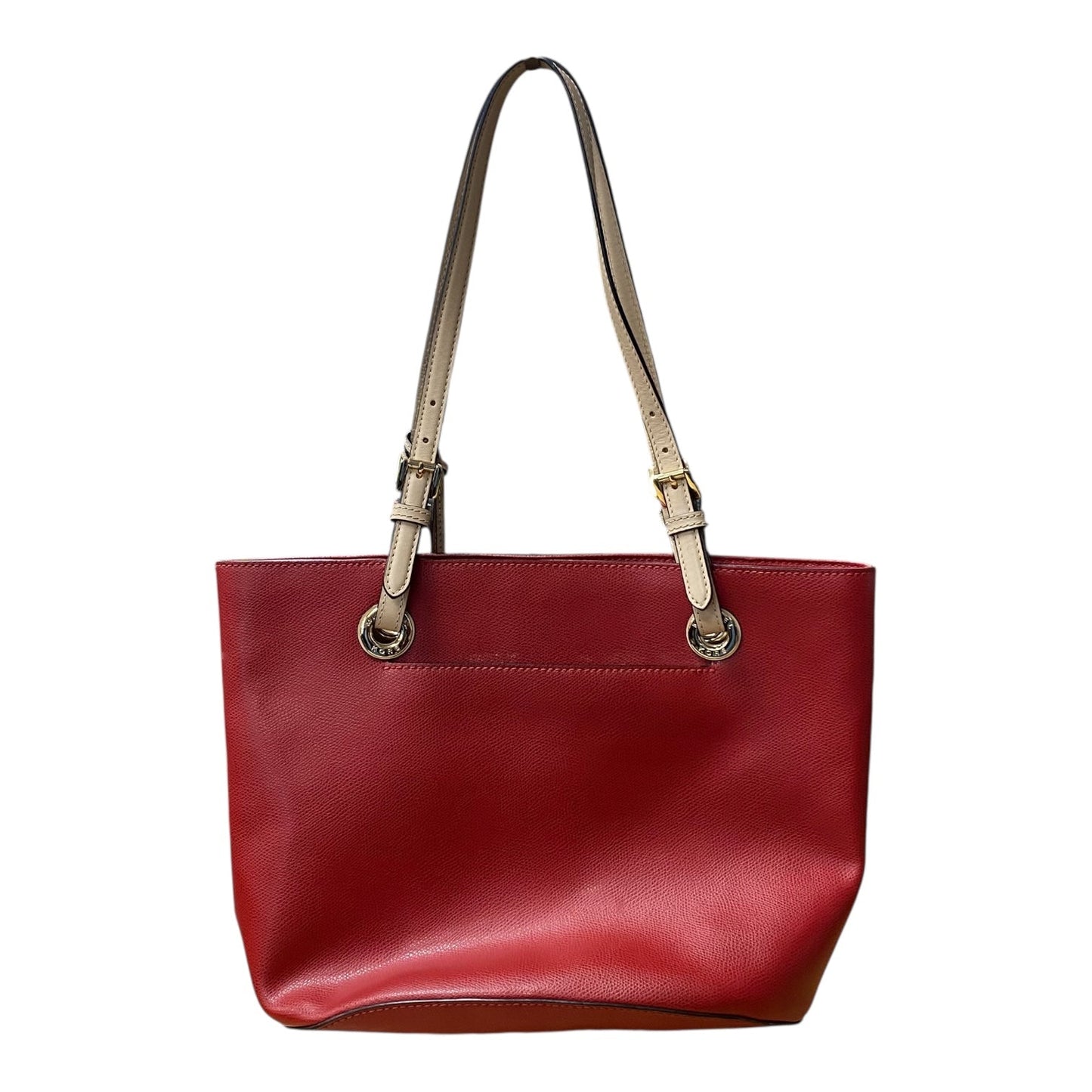 Handbag Designer By Michael Kors In Red, Size:Medium