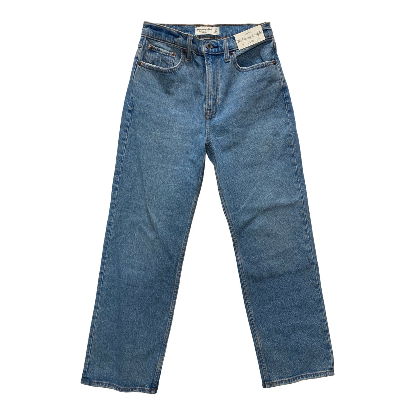 Jeans Boyfriend By Abercrombie And Fitch In Blue Denim, Size:0