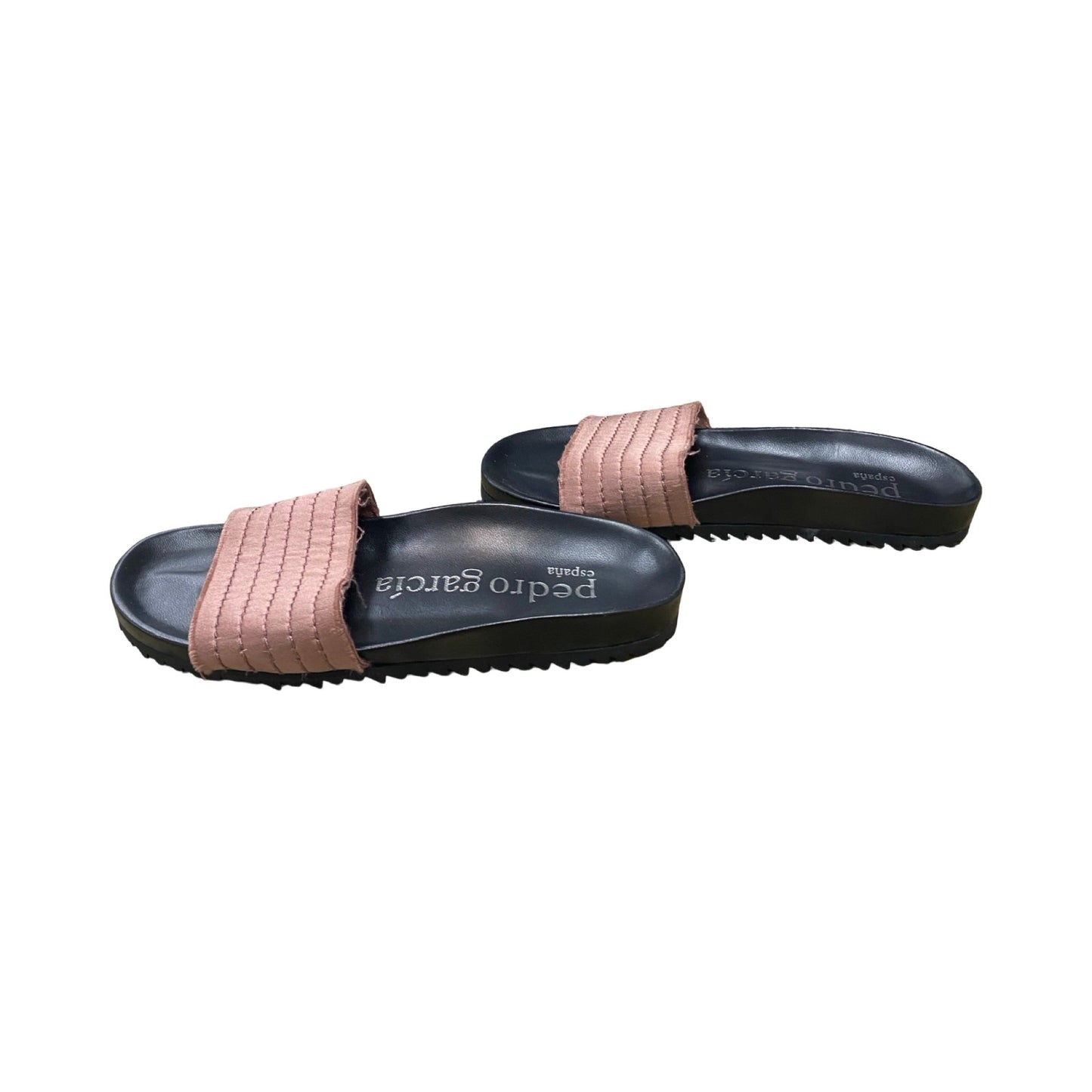 Sandals Designer By Cma In Black & Pink, Size:9
