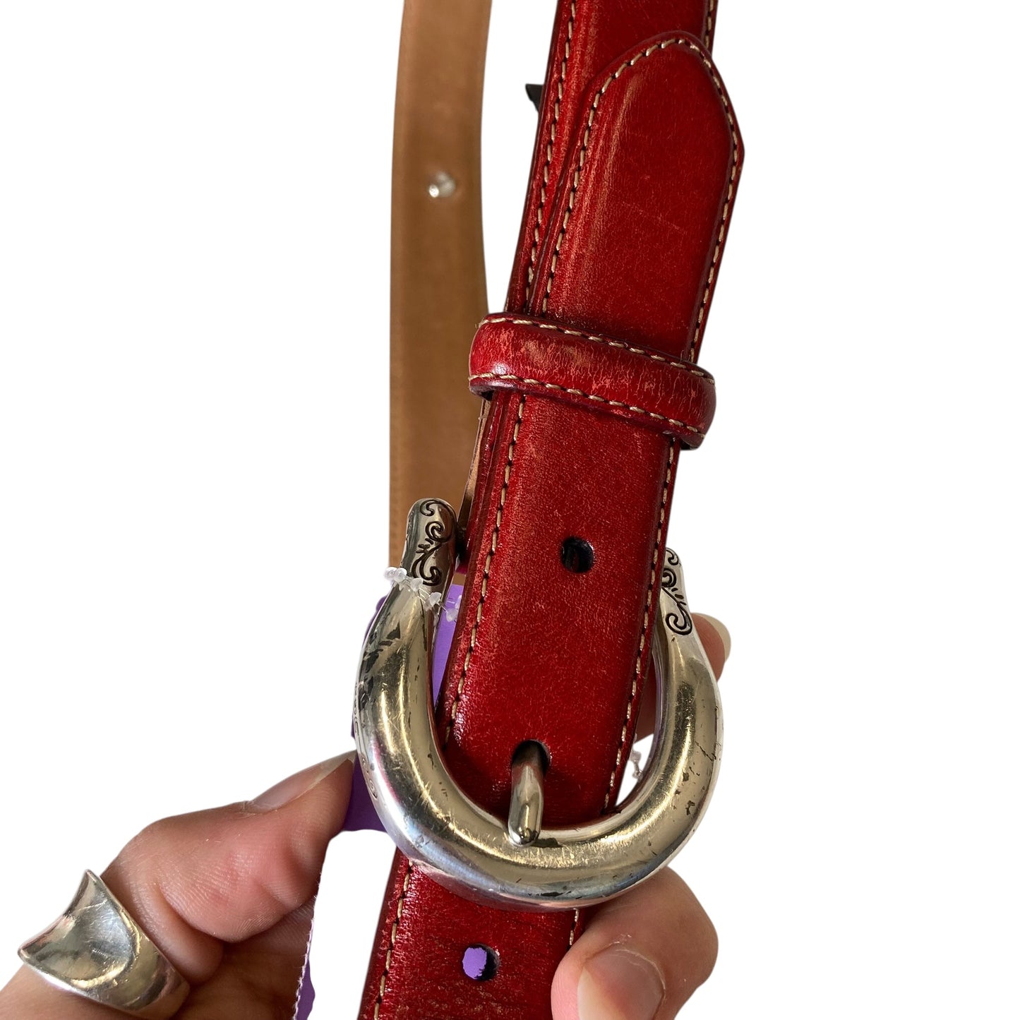 Belt By Brighton In Red