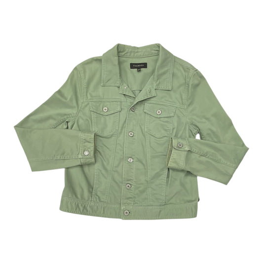 Jacket Denim By Talbots In Green Denim, Size:M