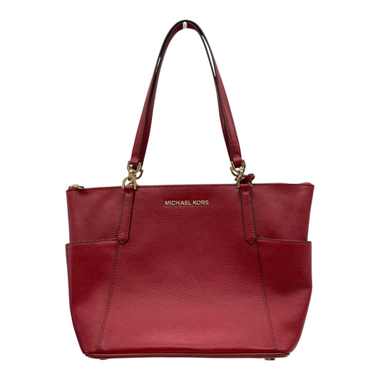 Handbag Designer By Michael Kors In Red, Size:Medium