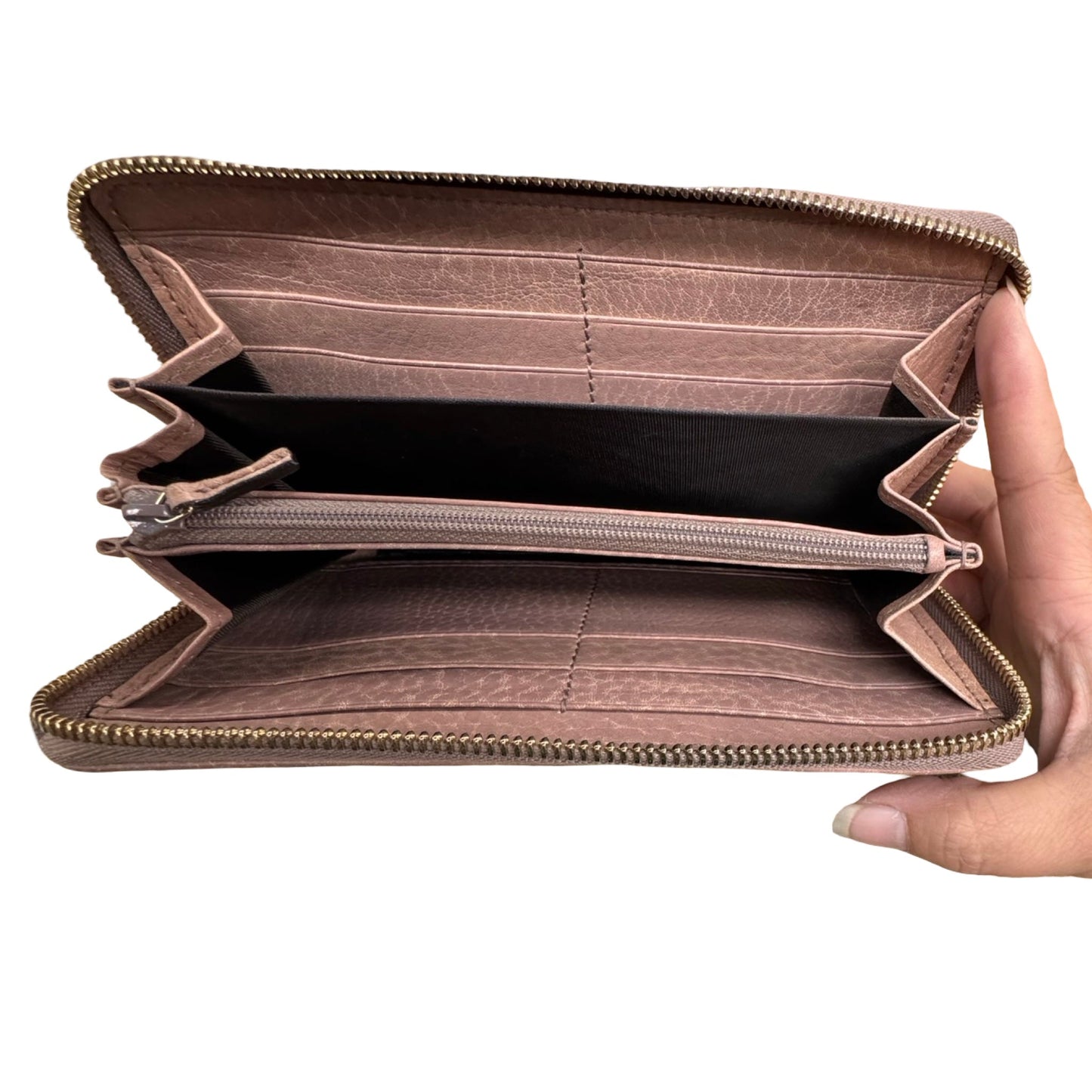 Wallet Microguccissima Sukey Luxury Designer By Gucci In Pink, Size:Large