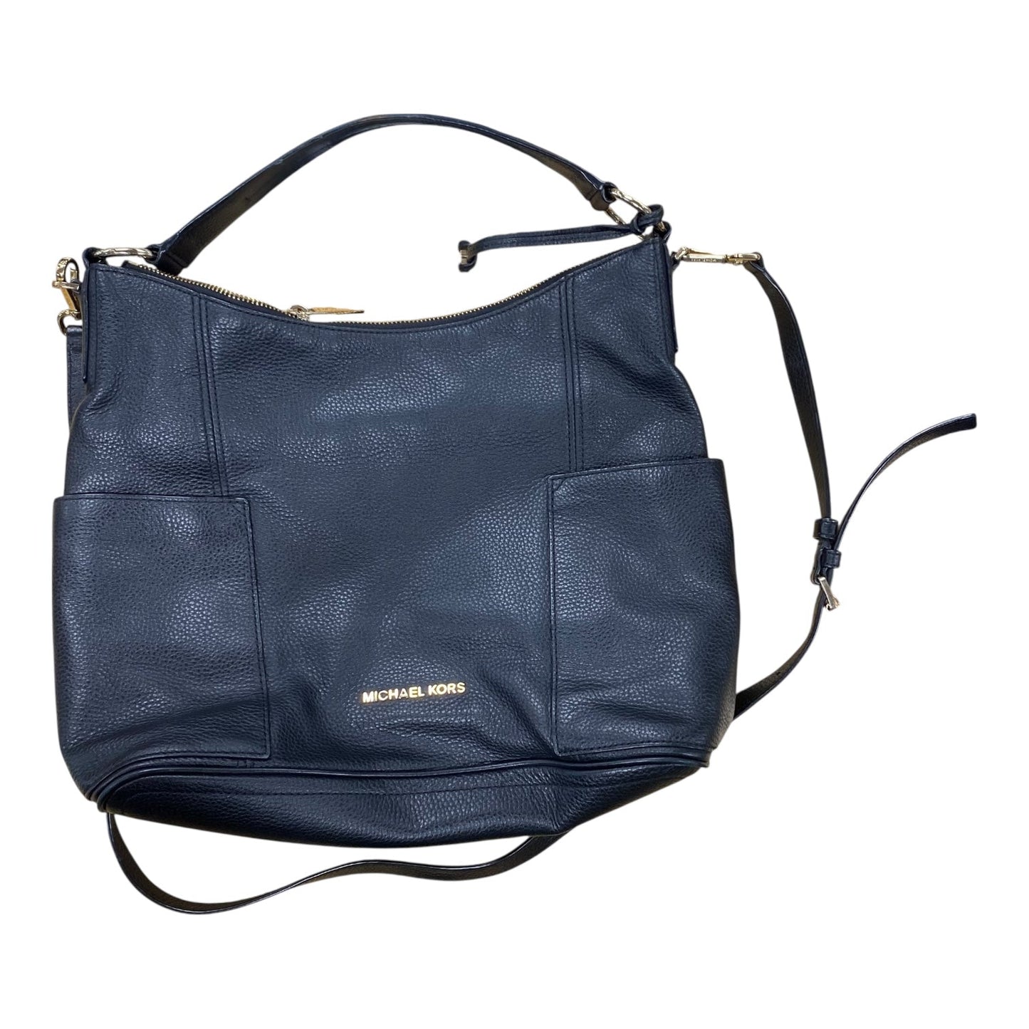 Crossbody Designer By Michael Kors In Black, Size:Large