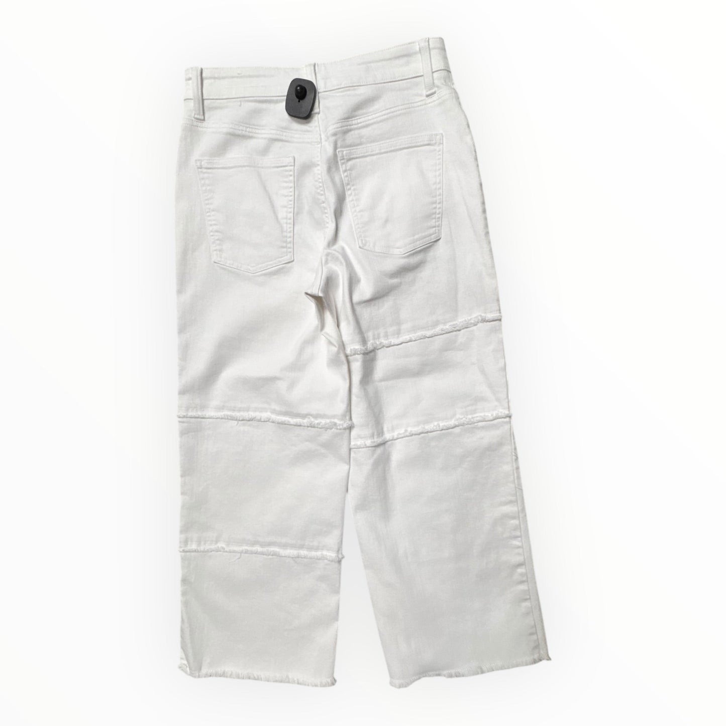 Jeans Wide Leg By Talbots In White, Size:6