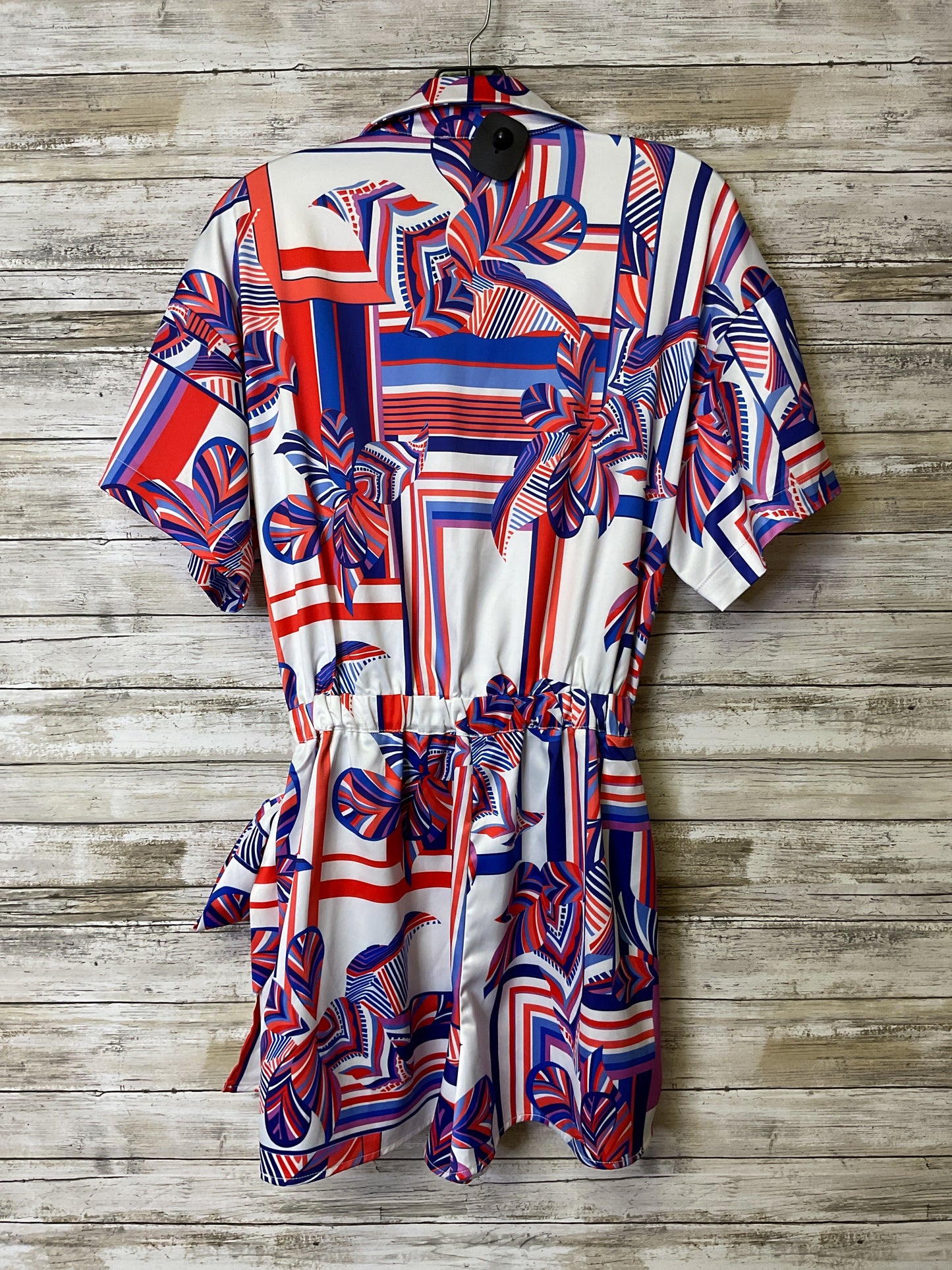 Romper By Fate In Blue & Red & White, Size:L