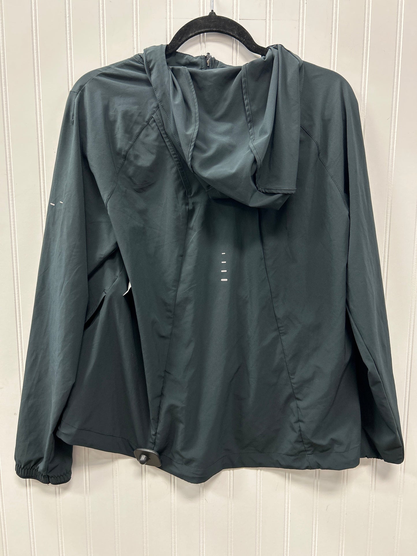 Athletic Jacket By Nike Apparel In Black, Size:L