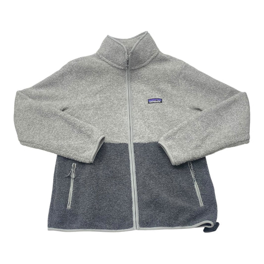 Athletic Jacket By Patagonia In Grey, Size:M