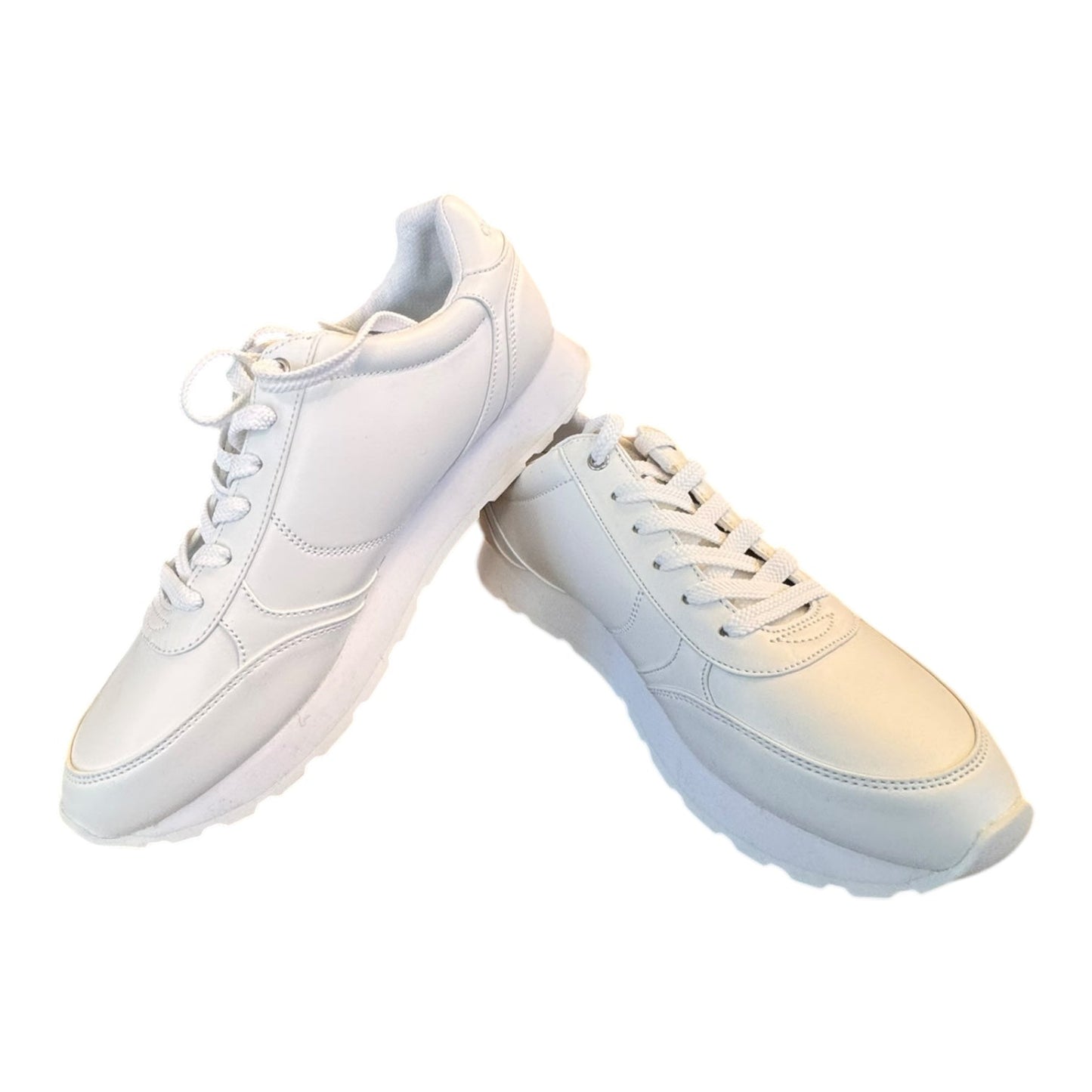 Shoes Sneakers By Calvin Klein In White, Size:10