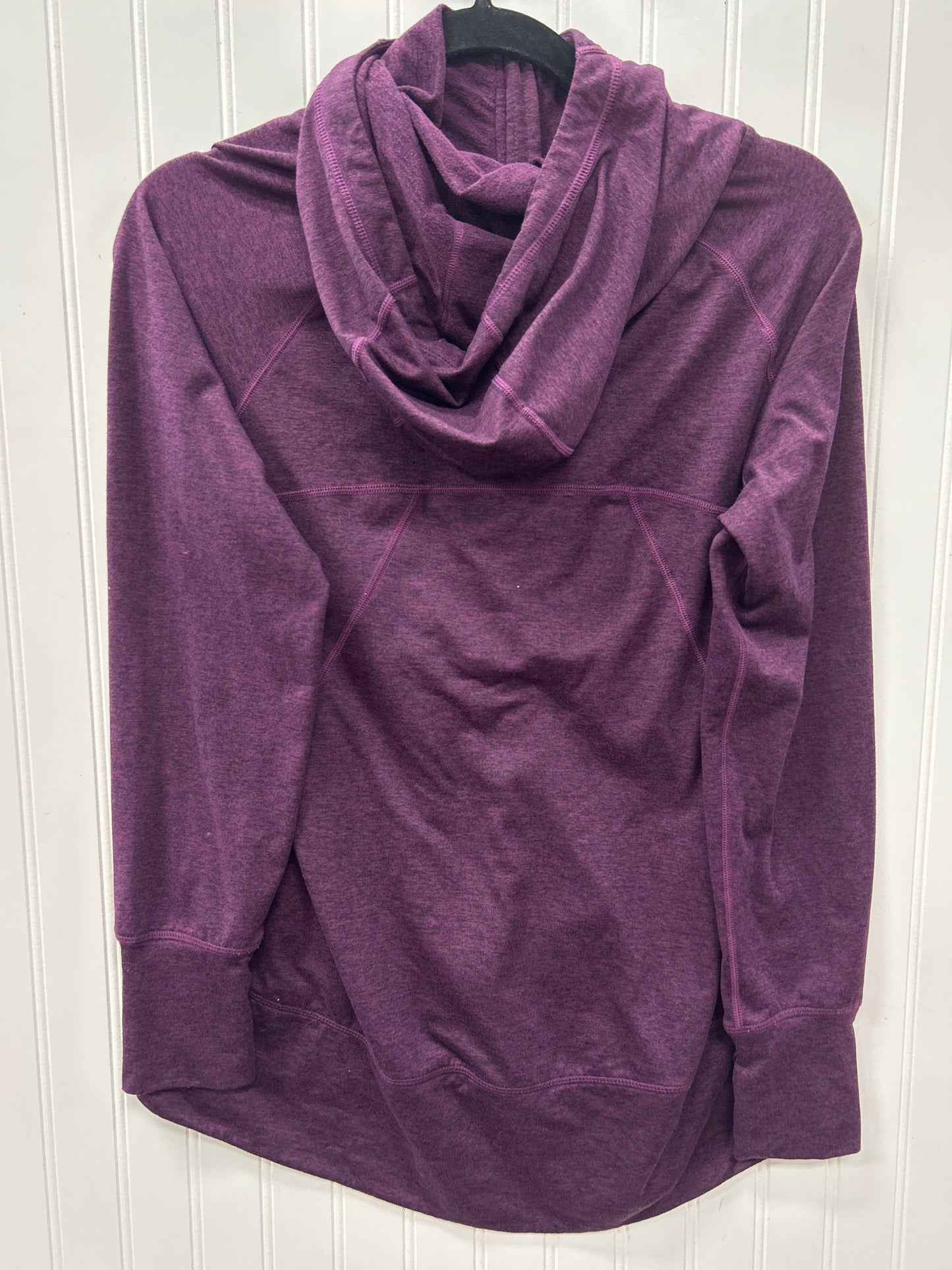 Athletic Jacket By Eddie Bauer In Purple, Size:L