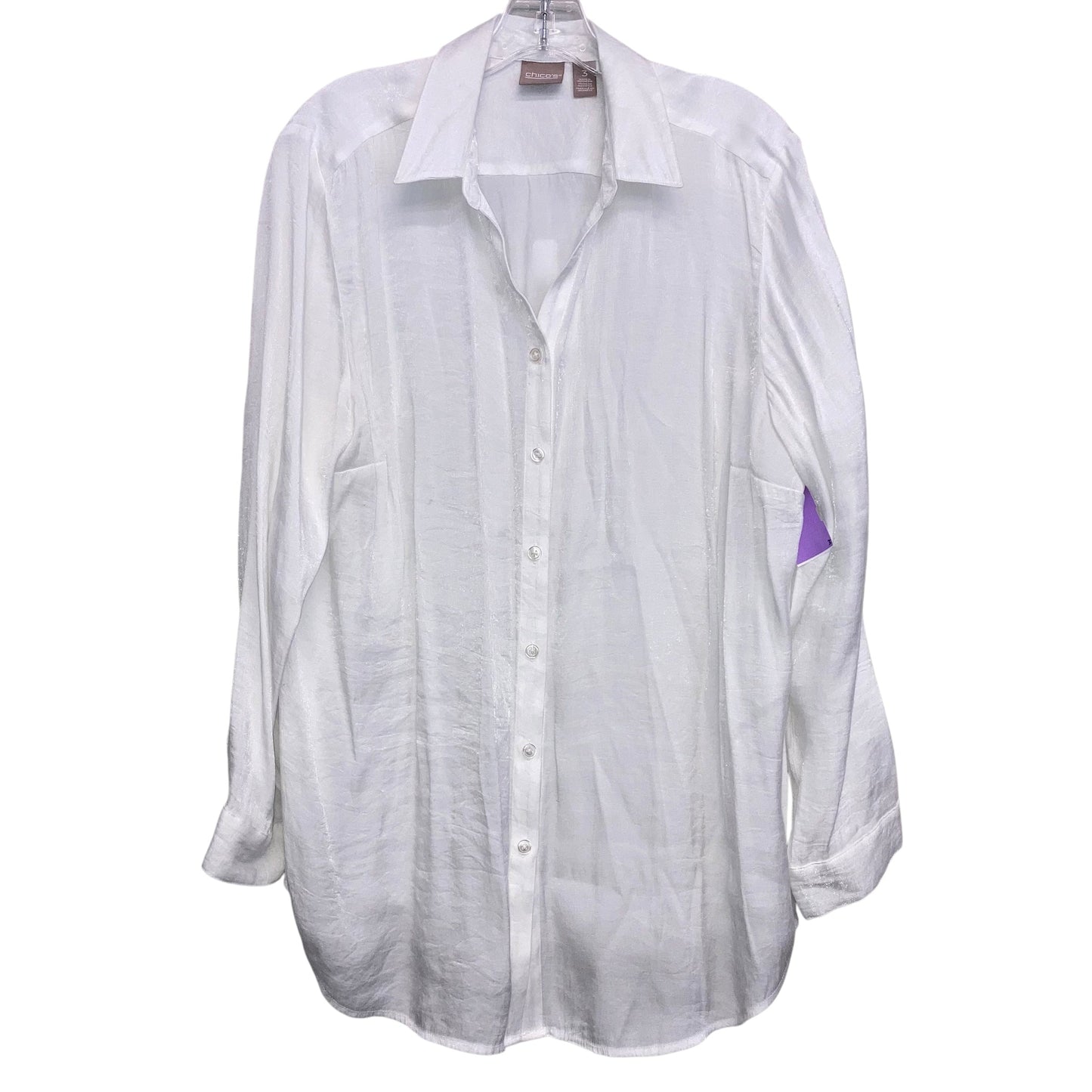 Top Ls By Chicos In White, Size:Xl