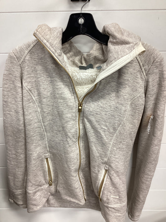 Athletic Jacket By Athleta In Cream, Size:M