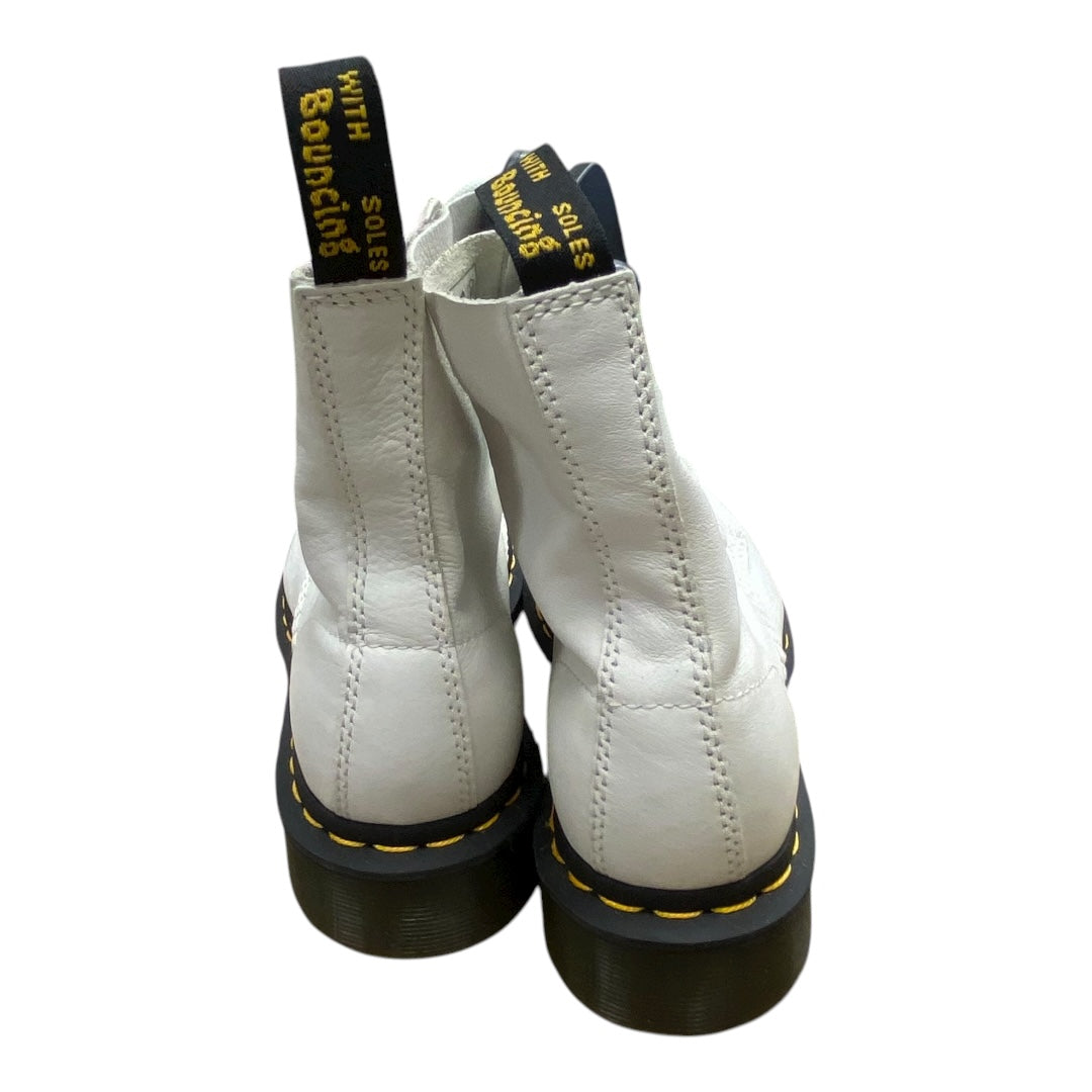 Boots Designer By Dr Martens In White, Size:6