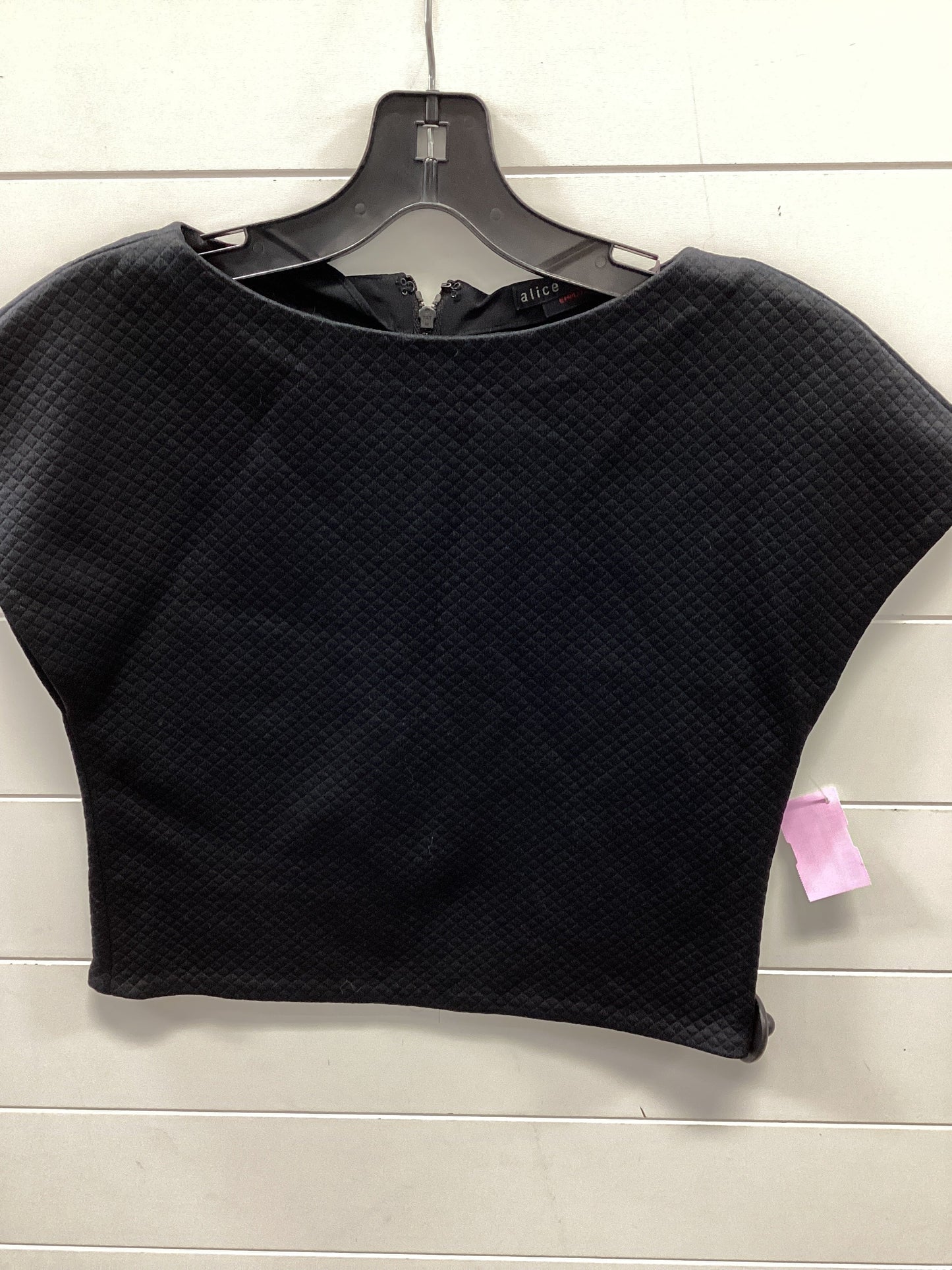 Top Ss Designer By Alice + Olivia In Black, Size:M