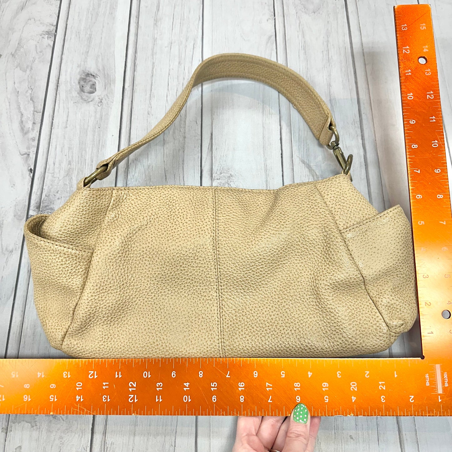 Handbag Leather By Hobo Intl, Size: Small