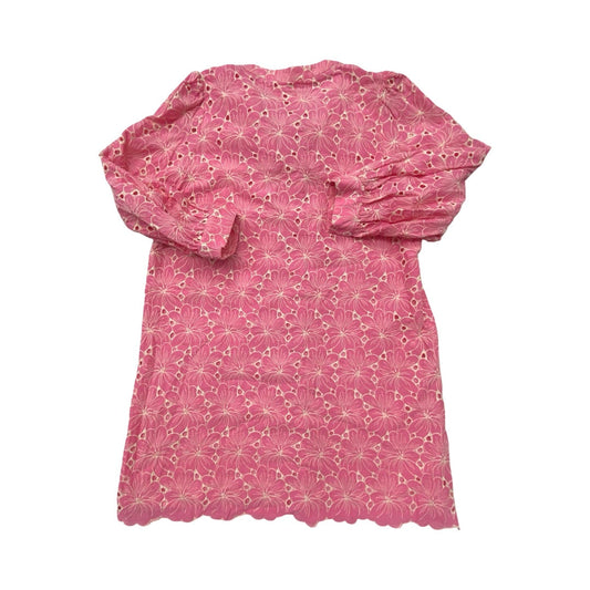 Dress Party Midi By Pomander Place In Pink & White, Size:Xxl