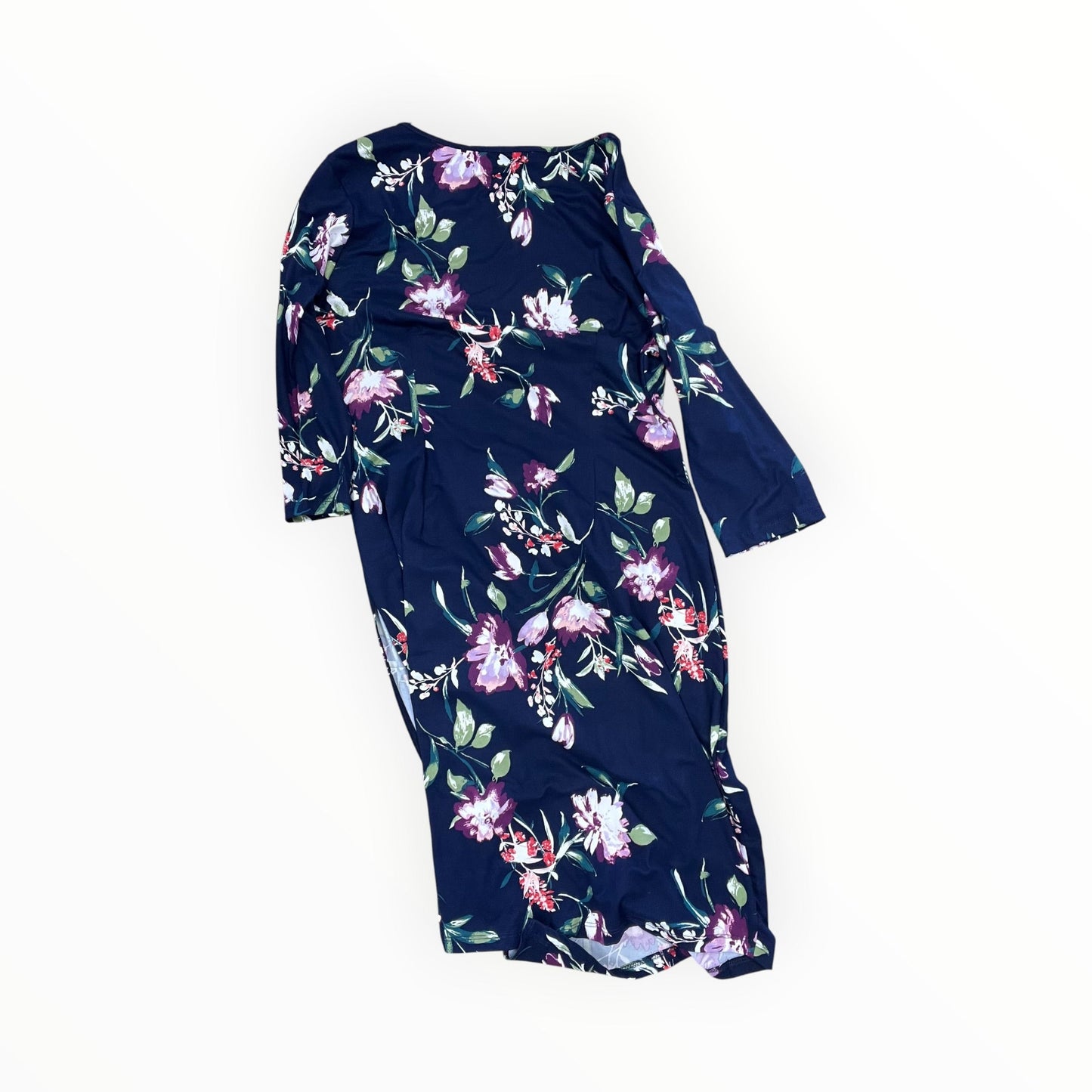 Dress Casual Midi By Clothes Mentor In Blue, Size:1X