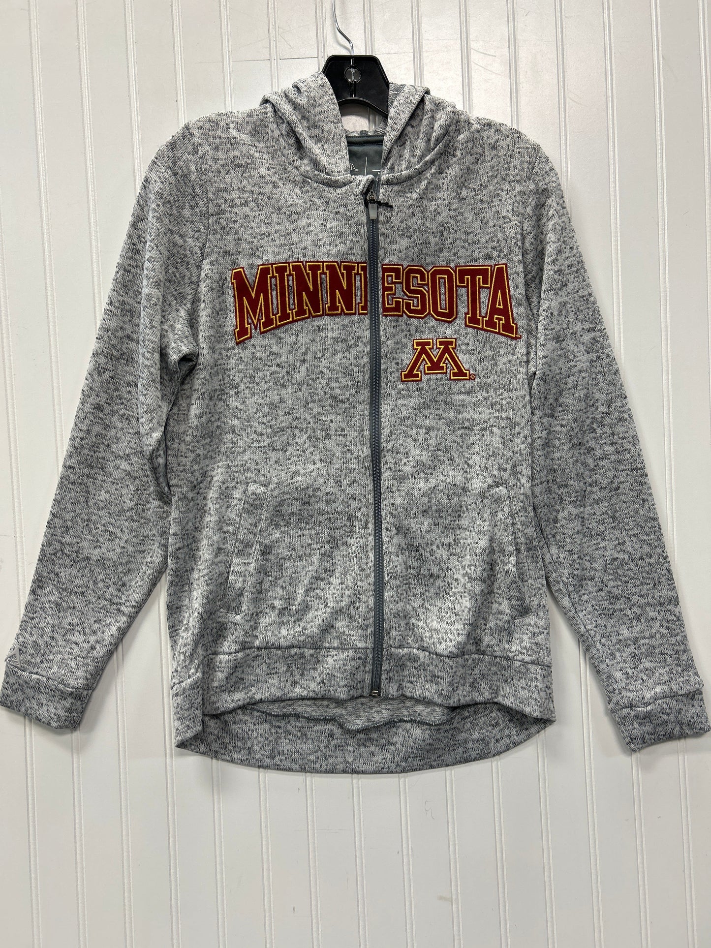 Athletic Jacket By Cmc In Grey, Size:M