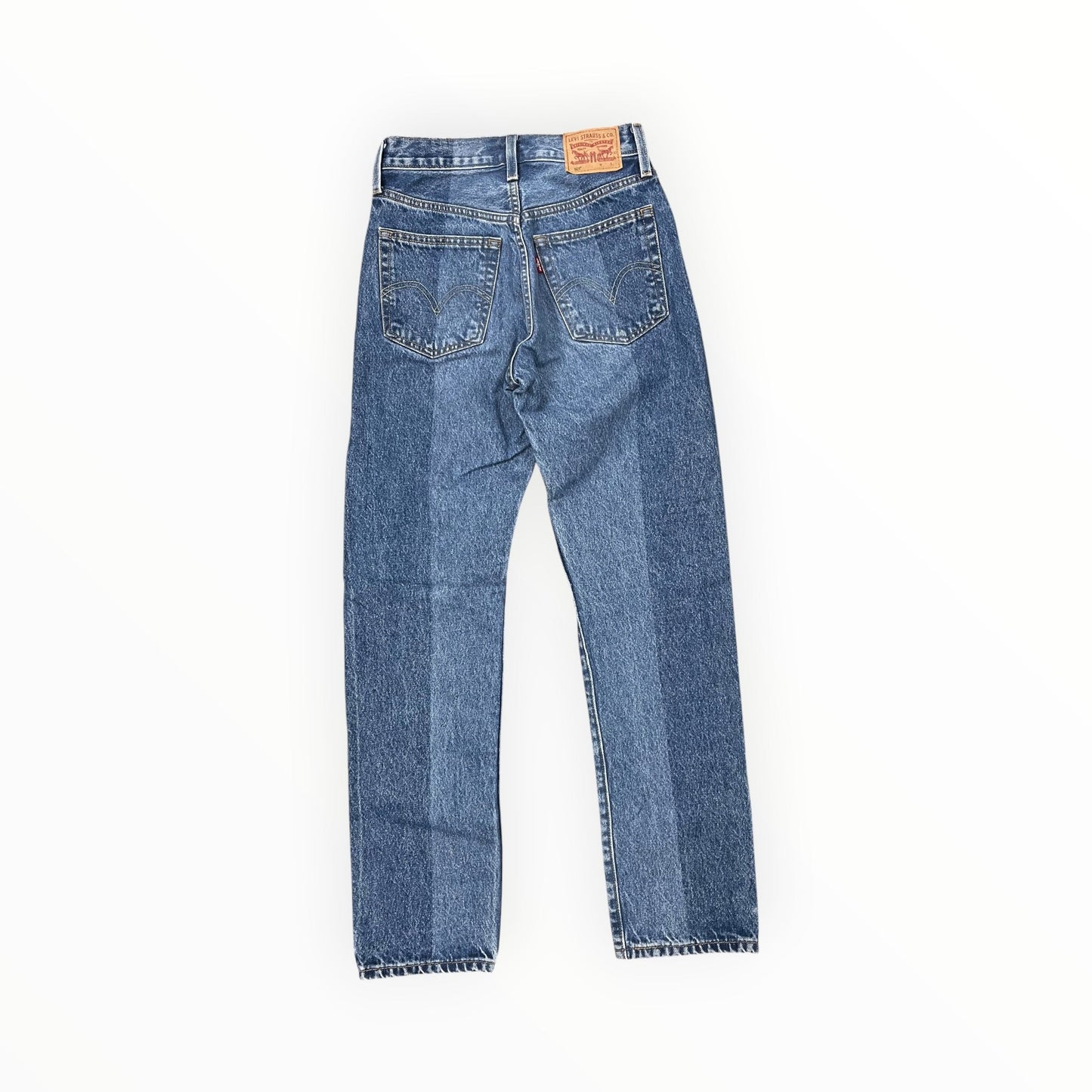 Jeans Straight By Levis In Blue Denim, Size:0