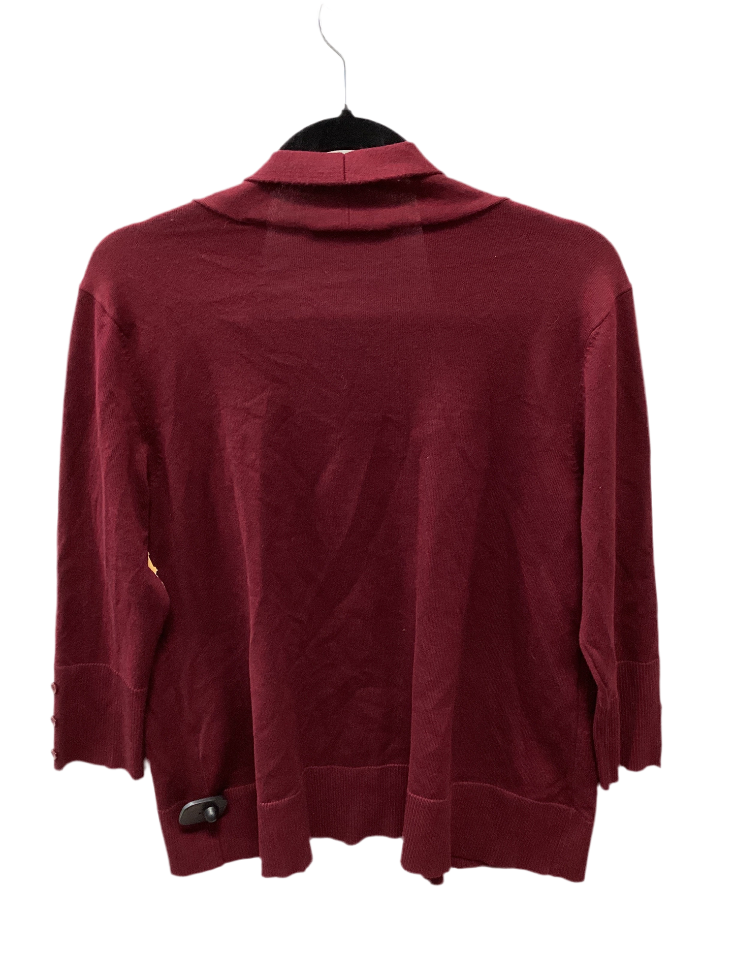 Cardigan By Cyrus In Maroon, Size:L