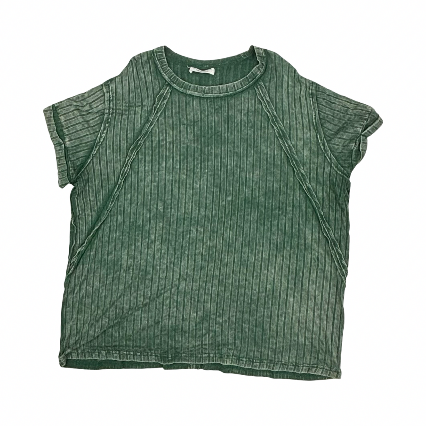 Top Ss By Zenana In Green, Size:L