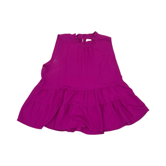 Blouse Sleeveless By Clothes Mentor In Purple, Size:L